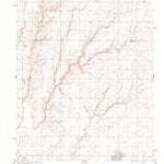 United States Geological Survey Corn, OK (1983, 24000-Scale) digital map