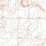 United States Geological Survey Corn, OK (1983, 24000-Scale) digital map