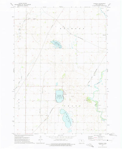 United States Geological Survey Cornelia, IA (1972, 24000-Scale) digital map