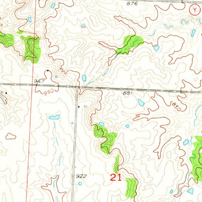 United States Geological Survey Cornelia, MO (1955, 24000-Scale) digital map