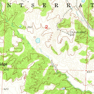 United States Geological Survey Cornelia, MO (1955, 24000-Scale) digital map