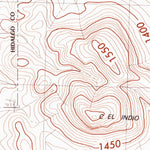 United States Geological Survey Corner Well, NM (1983, 24000-Scale) digital map
