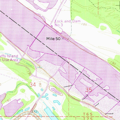 United States Geological Survey Cornerstone, AR (1964, 24000-Scale) digital map