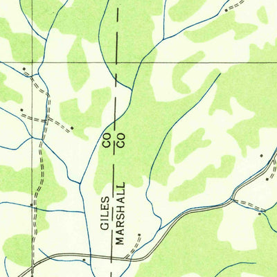 United States Geological Survey Cornersville, TN (1936, 24000-Scale) digital map