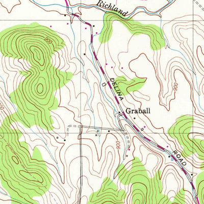 United States Geological Survey Cornersville, TN (1949, 24000-Scale) digital map