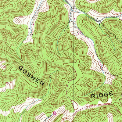 United States Geological Survey Cornersville, TN (1949, 24000-Scale) digital map