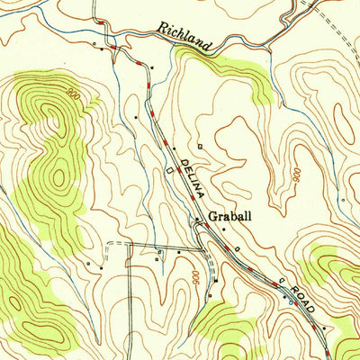 United States Geological Survey Cornersville, TN (1951, 24000-Scale) digital map
