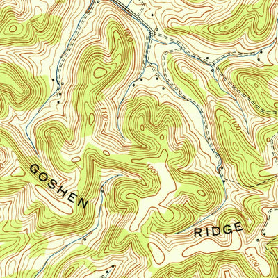 United States Geological Survey Cornersville, TN (1951, 24000-Scale) digital map