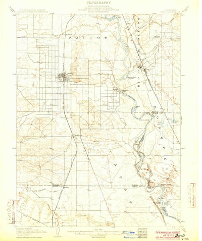 United States Geological Survey Corning, CA (1904, 62500-Scale) digital map