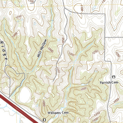 United States Geological Survey Corning, MO (2021, 24000-Scale) digital map
