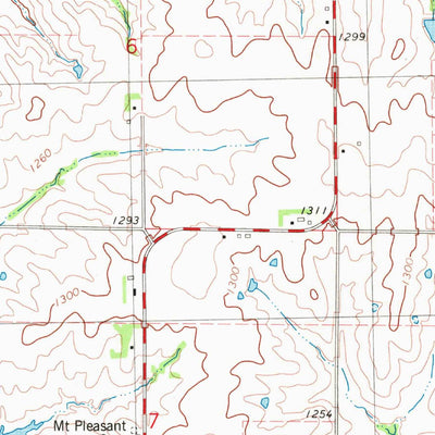 United States Geological Survey Corning North, IA (1980, 24000-Scale) digital map