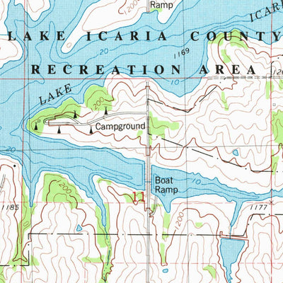 United States Geological Survey Corning North, IA (1980, 24000-Scale) digital map