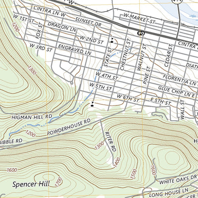United States Geological Survey Corning, NY (2023, 24000-Scale) digital map