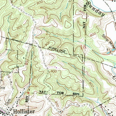 United States Geological Survey Corning, OH (1961, 24000-Scale) digital map