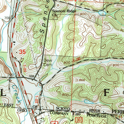 United States Geological Survey Corning, OH (2002, 24000-Scale) digital map