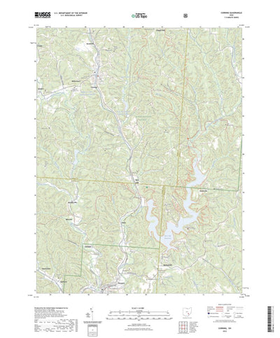 United States Geological Survey Corning, OH (2023, 24000-Scale) digital map