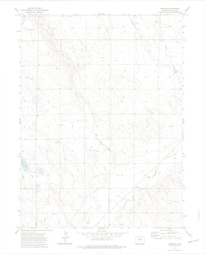 United States Geological Survey Cornish, CO (1972, 24000-Scale) digital map