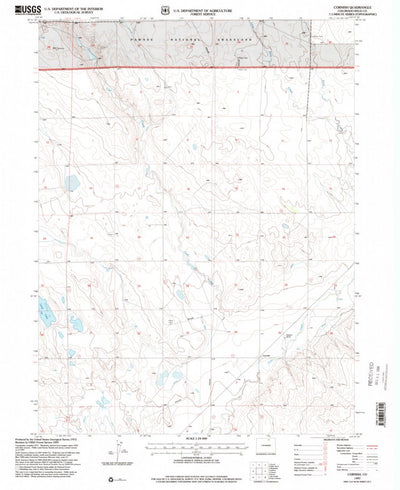United States Geological Survey Cornish, CO (1997, 24000-Scale) digital map