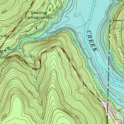 United States Geological Survey Cornplanter Bridge, PA (1966, 24000-Scale) digital map