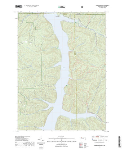 United States Geological Survey Cornplanter Run, PA (2023, 24000-Scale) digital map