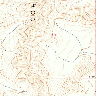 United States Geological Survey Cornucopia Canyon, NM (1963, 24000-Scale) digital map