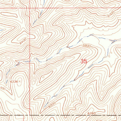 United States Geological Survey Cornucopia Canyon, NM (1965, 24000-Scale) digital map