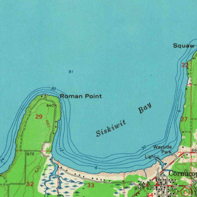 United States Geological Survey Cornucopia, WI (1964, 62500-Scale) digital map