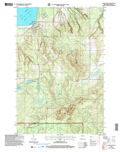 United States Geological Survey Cornucopia, WI (2005, 24000-Scale) digital map