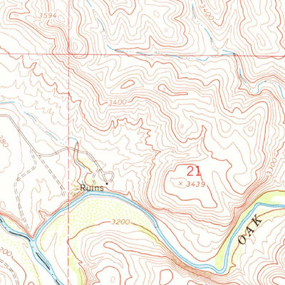 United States Geological Survey Cornville, AZ (1968, 24000-Scale) digital map