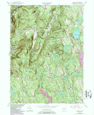 United States Geological Survey Cornwall, CT (1956, 24000-Scale) digital map