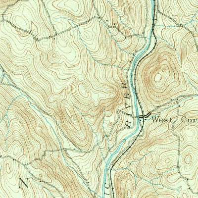 United States Geological Survey Cornwall, CT-NY (1892, 62500-Scale) digital map