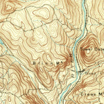 United States Geological Survey Cornwall, CT-NY (1893, 62500-Scale) digital map