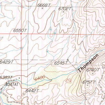 United States Geological Survey Cornwall Mountain, NV (1986, 24000-Scale) digital map