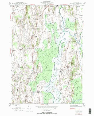 United States Geological Survey Cornwall, VT (1943, 24000-Scale) digital map