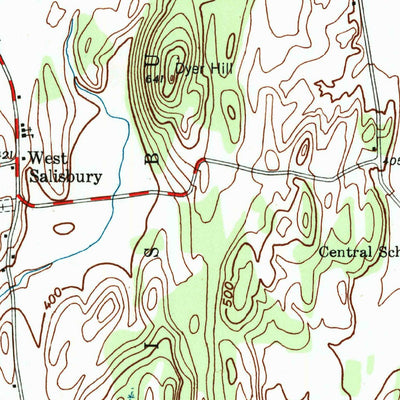 United States Geological Survey Cornwall, VT (1943, 24000-Scale) digital map