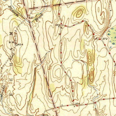 United States Geological Survey Cornwall, VT (1943, 31680-Scale) digital map