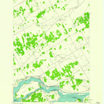 United States Geological Survey Cornwall West, ON-NY (1942, 24000-Scale) digital map
