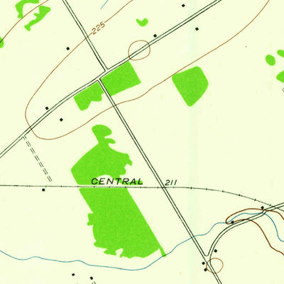 United States Geological Survey Cornwall West, ON-NY (1942, 24000-Scale) digital map