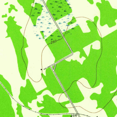 United States Geological Survey Cornwall West, ON-NY (1942, 24000-Scale) digital map