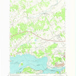 United States Geological Survey Cornwall West, ON-NY (1964, 24000-Scale) digital map