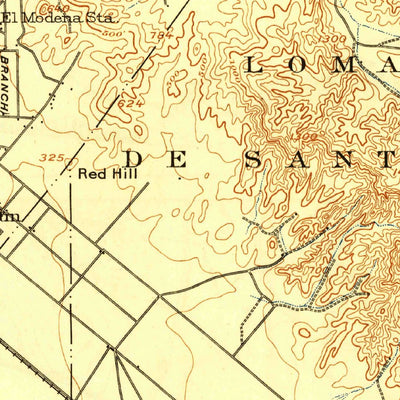 United States Geological Survey Corona, CA (1902, 125000-Scale) digital map