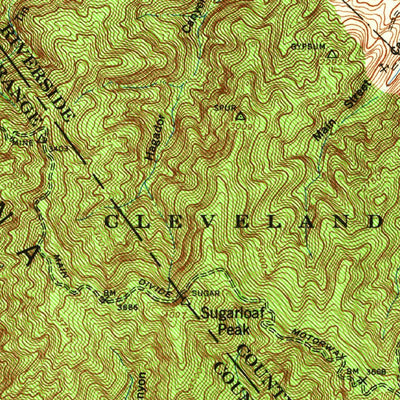 United States Geological Survey Corona, CA (1942, 62500-Scale) digital map