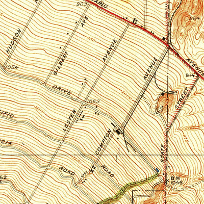 United States Geological Survey Corona North, CA (1942, 31680-Scale) digital map