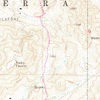 United States Geological Survey Corona North, CA (1967, 24000-Scale) digital map