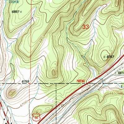United States Geological Survey Corona North, NM (1995, 24000-Scale) digital map