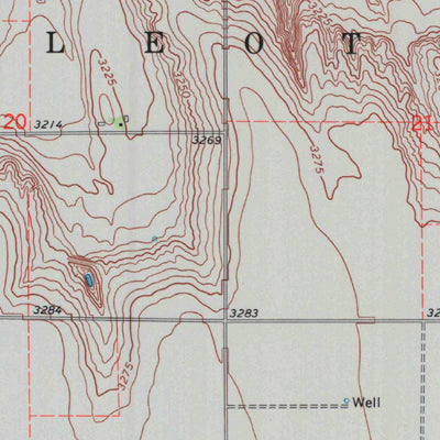 United States Geological Survey Coronado Cemetery, KS (1968, 24000-Scale) digital map