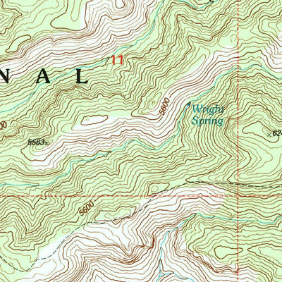 United States Geological Survey Coronado Mountain, AZ (1997, 24000-Scale) digital map