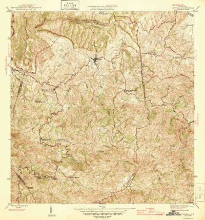 United States Geological Survey Corozal, PR (1946, 30000-Scale) digital map
