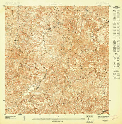 United States Geological Survey Corozal SE, PR (1947, 10000-Scale) digital map