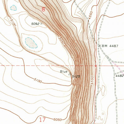 United States Geological Survey Corporation Rim, OR (1971, 24000-Scale) digital map